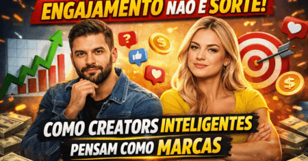 Engajamento não é sorte: como creators inteligentes pensam como marcas