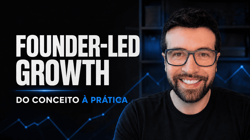 Entenda o que é founder-led growth e como transformar a experiência do fundador em autoridade, demanda, inteligência de mercado e crescimento.